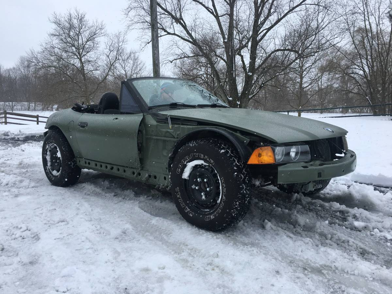 Illustration for article titled Good Afternoon, I Have Discovered The Best BMW Z3; It Is This Nasty Off-Road Beast